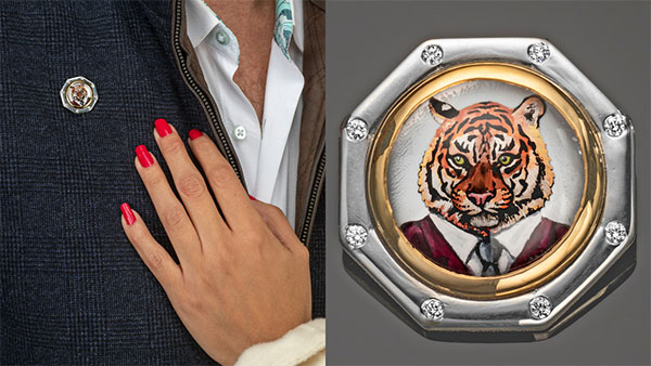 Remy Rotenier tiger pin