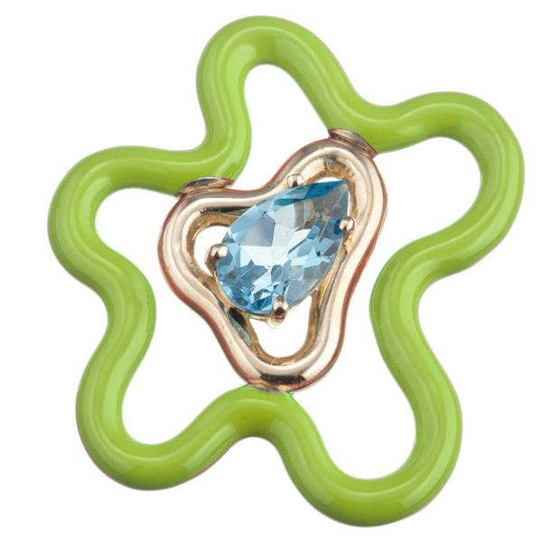 Bea Bongiasca Flower Power brooch