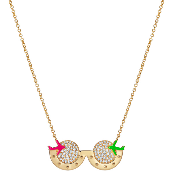 NeverNoT diamond sunglasses pendant