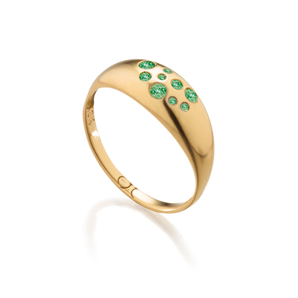 Elizabeth Moore Emerald Fairy Pinky Ring