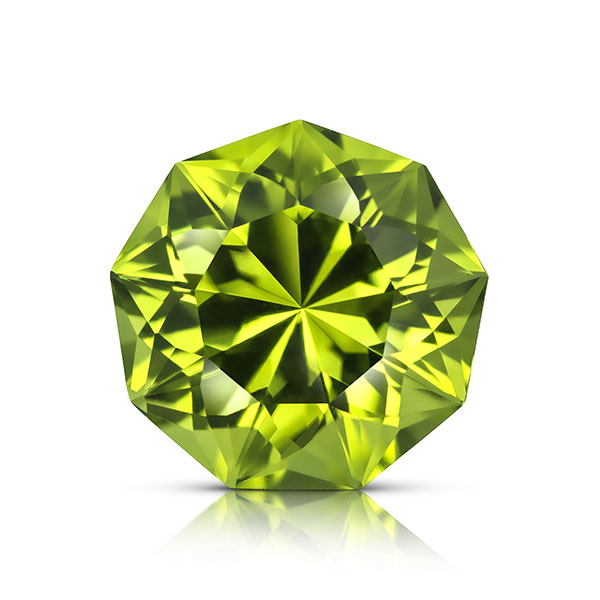 Fuli Gemstones peridot nonagon