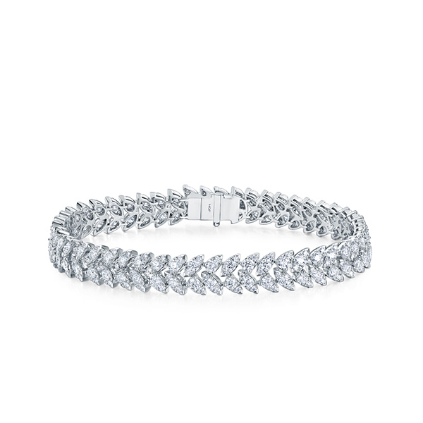 Hearts On Fire Aerial Double Dewdrop Line Bracelet