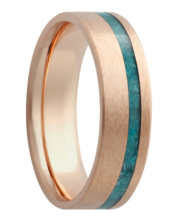 Heavy Stone 14k and turquoise ring