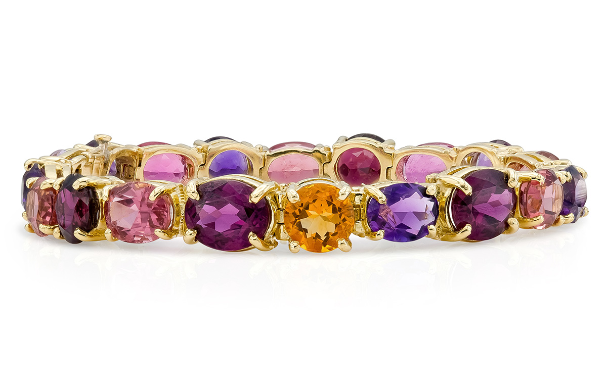 Rudolf Friedman gemstone bracelet
