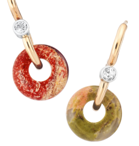 Skomer Studio jasper and unakite earrings