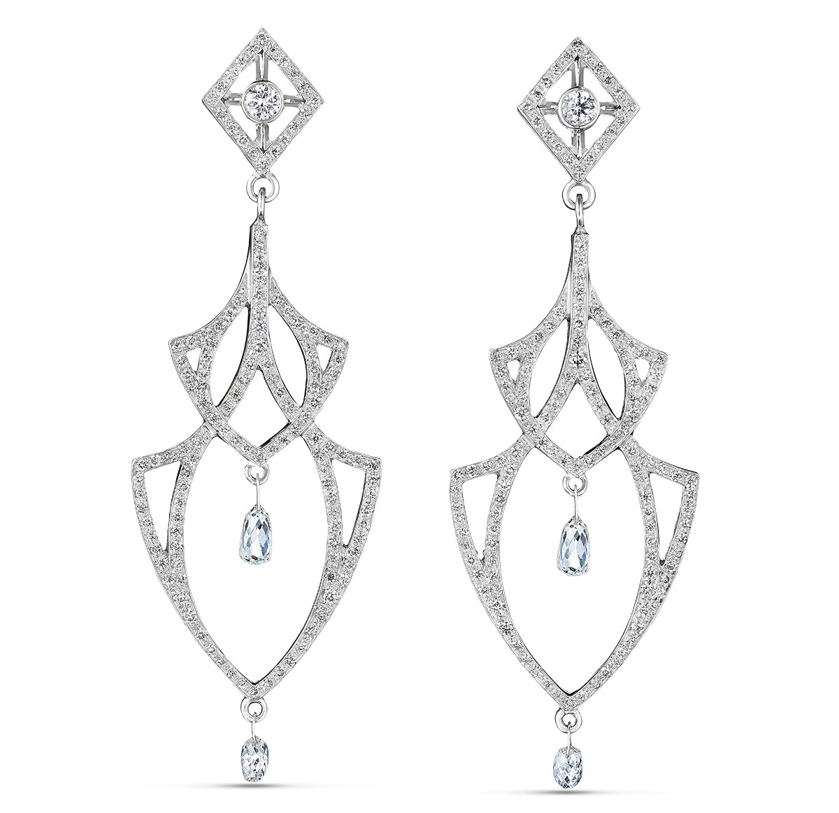 Best Earring Marisa Perry rock and roll princess diamond platinum