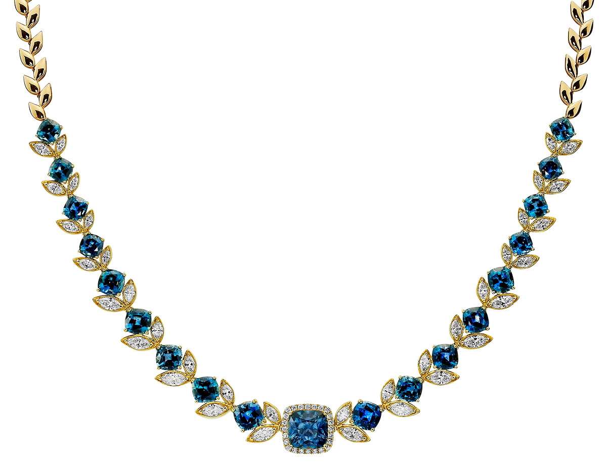 Best Necklace Parle Montana sapphire marquise diamonds