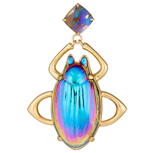 Guita M scarab pin