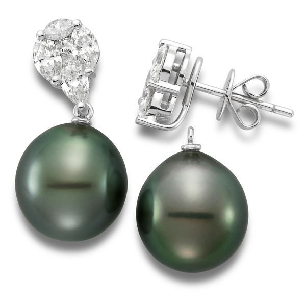 Mastoloni Tahitian pearl earrings