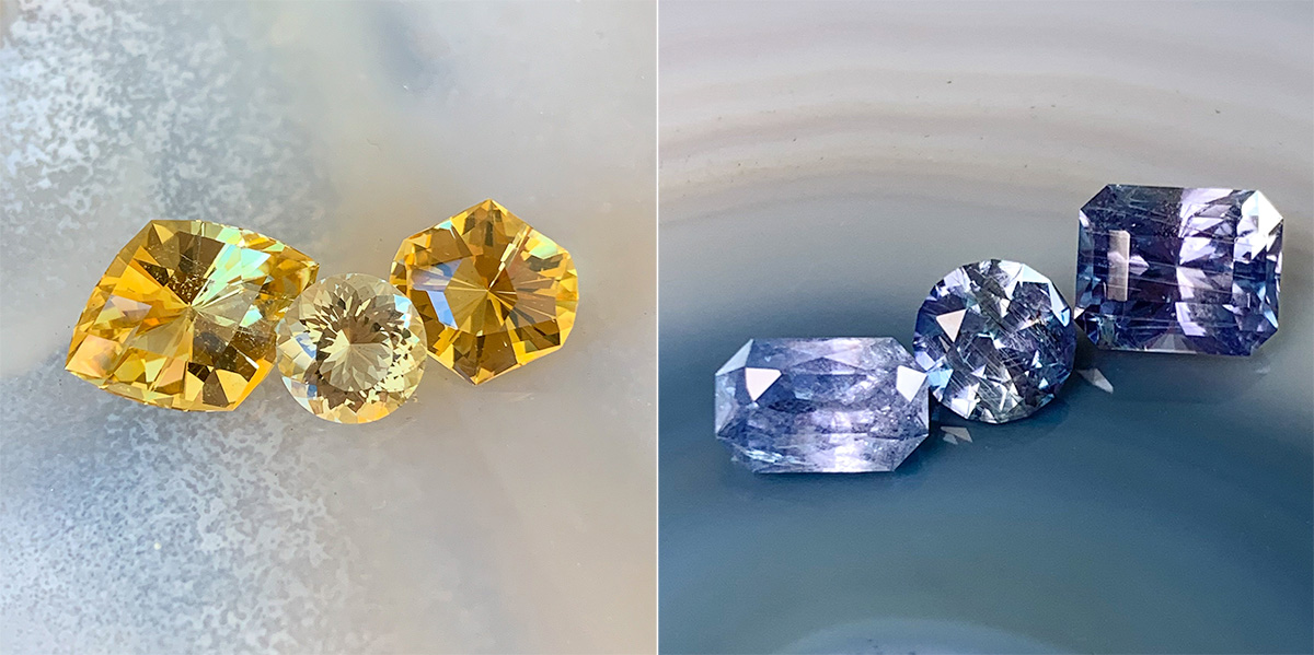 Moyo Gems citrine and sapphires
