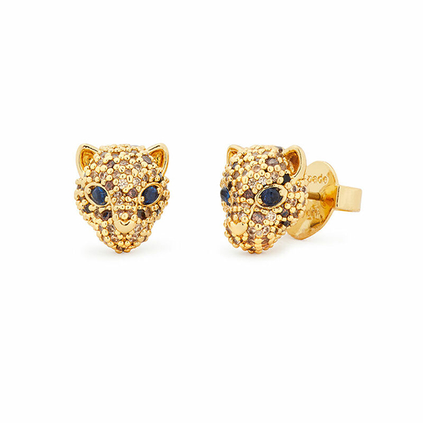 Rocksbox Winter Carnival Pave Leopard Studs Rocksbox Winter Carnival Pave Leopard Studs