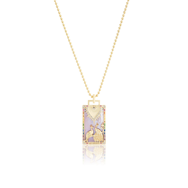 Sorellina tarot card necklace