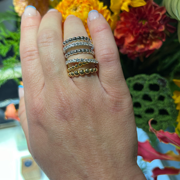 Guzema stacking rings