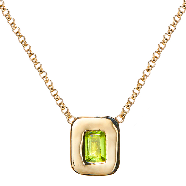 Ali Grace peridot nugget necklace Ali Grace peridot nugget necklace