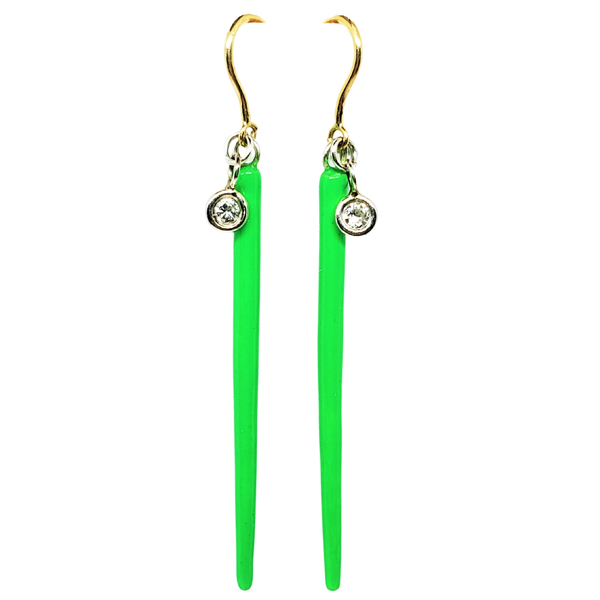 Alison Nagasue enamel earrings Alison Nagasue enamel earrings