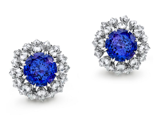 Tiffany tanzanite diamond earrings Tiffany tanzanite diamond earrings