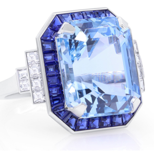 Oscar Heyman aqua ring
