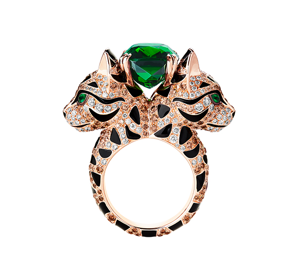 Boucheron Fuzzy the leopard cat ring