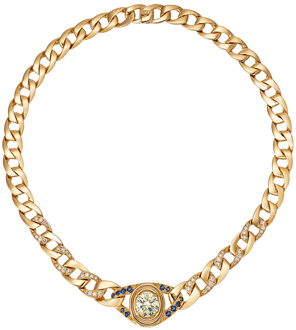Cartier tradition yellow gold chain necklace