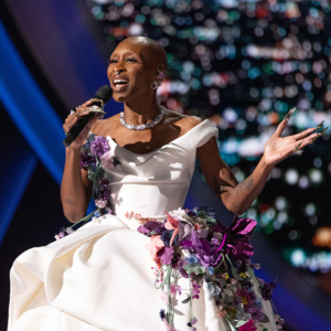 Cynthia Erivo onstage at 2025 Oscars