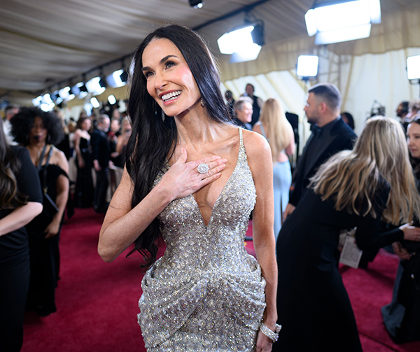 Demi Moore at 2025 Oscars