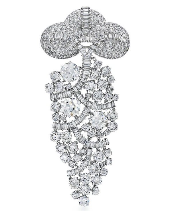 Fred Leighton diamond brooch