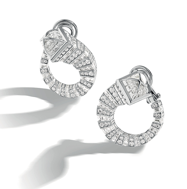 Marli NY Cleo Rev diamond earrings