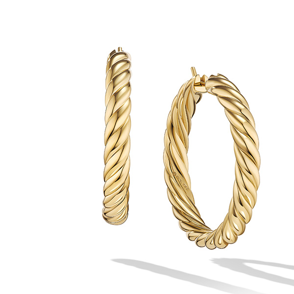 David Yurman Sculpted Cable earrings