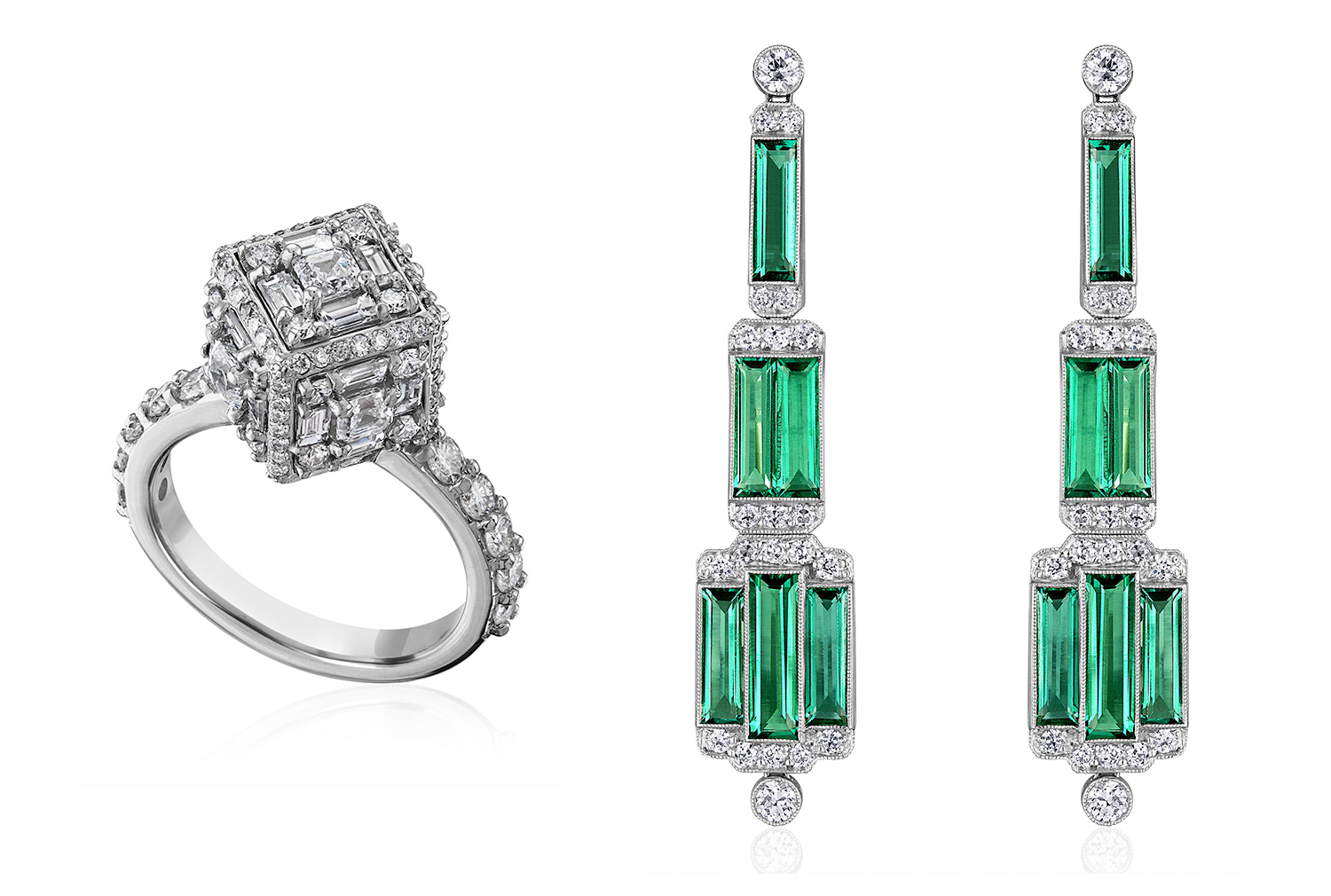 Mindi Mond ring and earrings