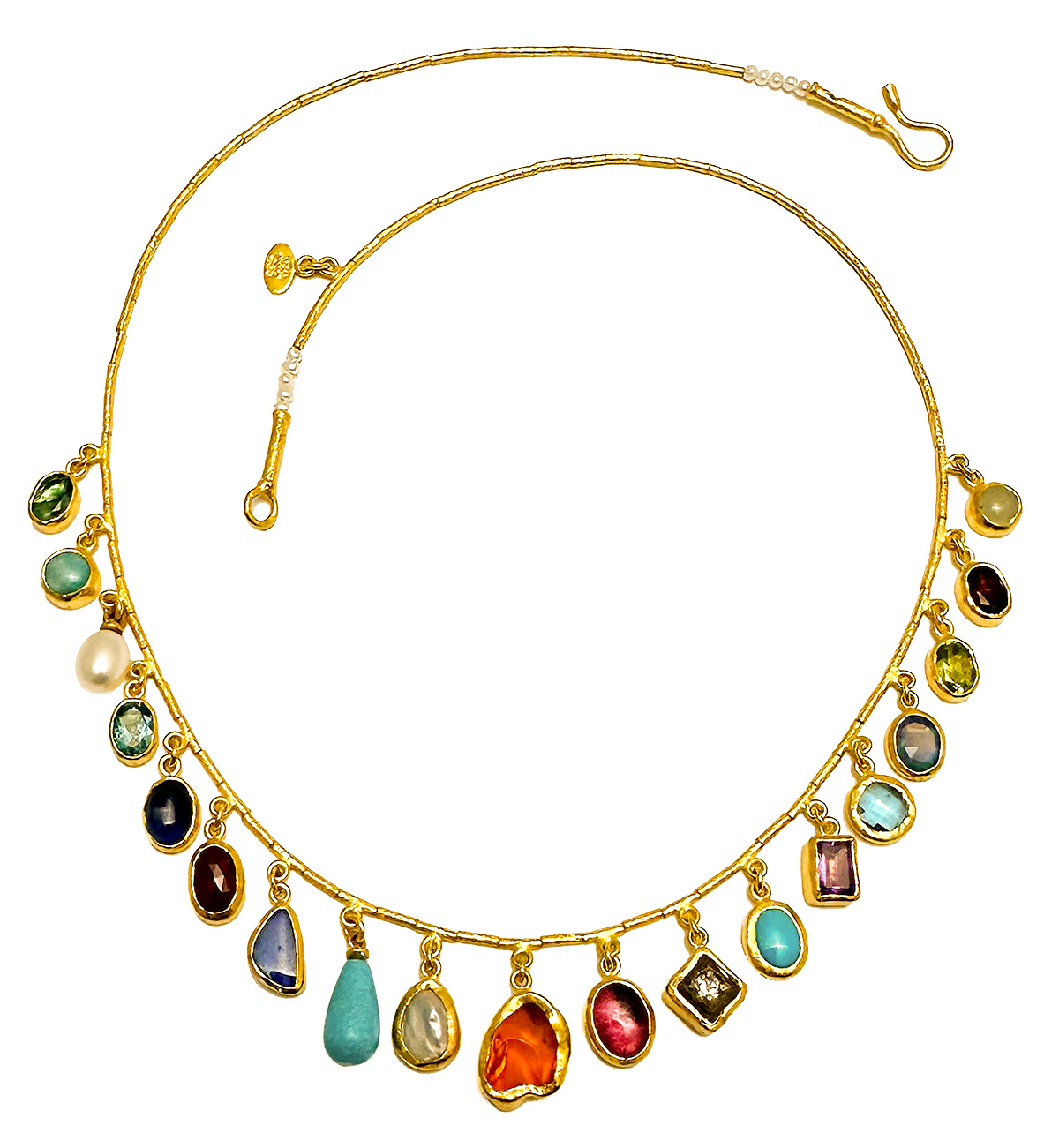 Ara Collection 24k gold multicharm necklace Ara Collection 24k gold multicharm necklace