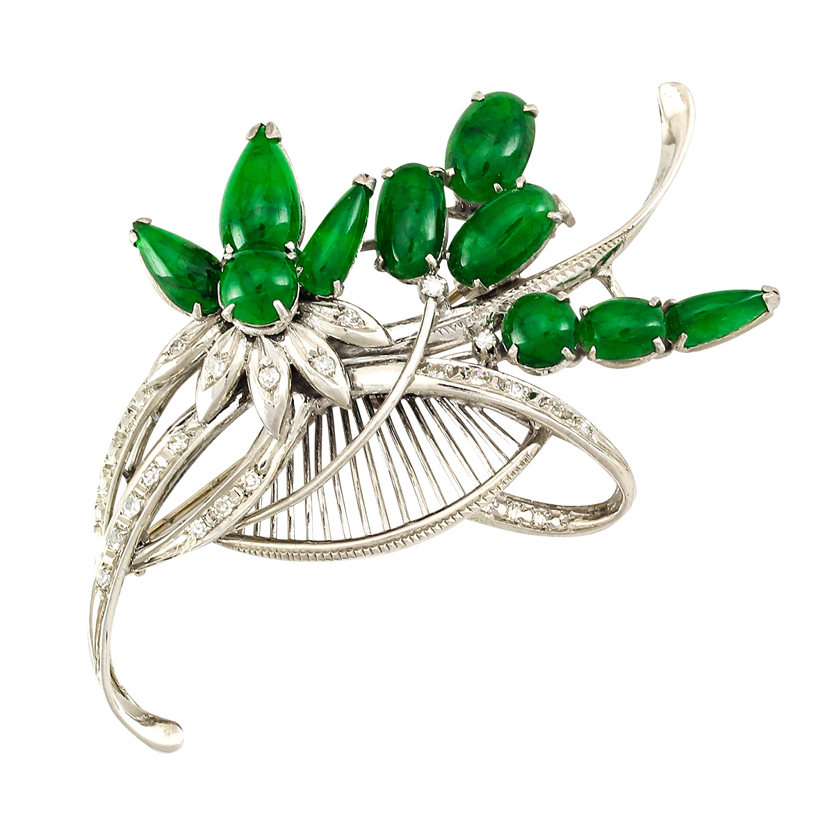 Mason Kay jade vintage brooch Mason Kay jade vintage brooch