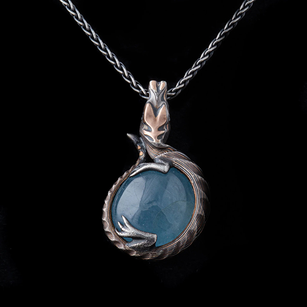 Arn Krebs Dragonpiece pendant