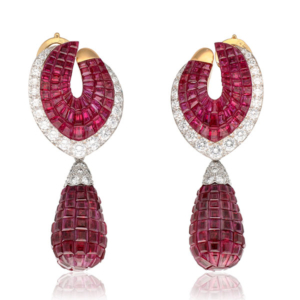VCA ruby earrings Yafa