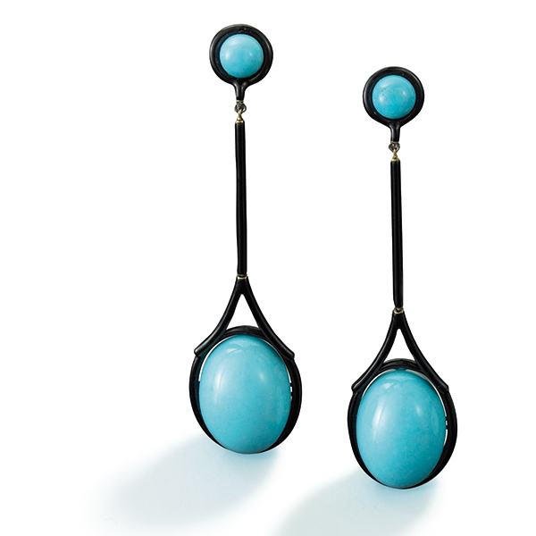 Belperron Vintage Pendant Earclips