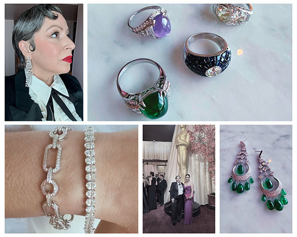 Jennifer Gandia Christina Gambale oscars jewelry