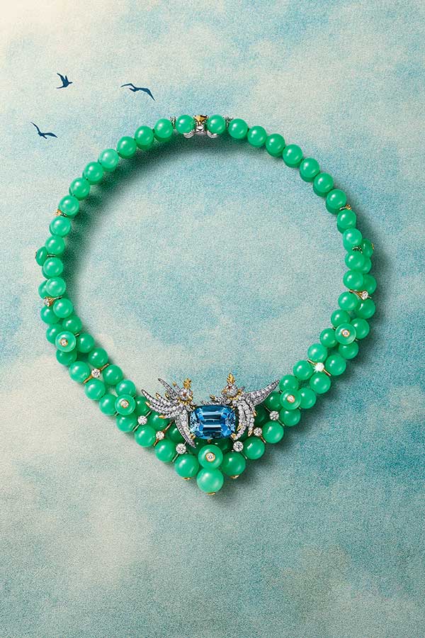 BlueBook Tiffany brooch necklace BlueBook Tiffany brooch necklace