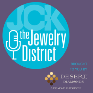 The Jewelry District and De Beers A Diamond is Forever Desert Diamonds logos