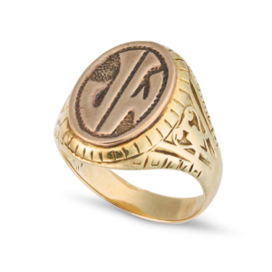 John Wayne monogrammed ring