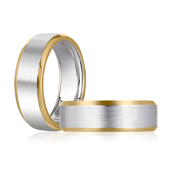 A.Jaffe two-tone rings