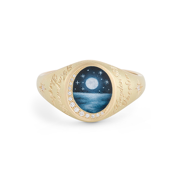 Cece moon ring once