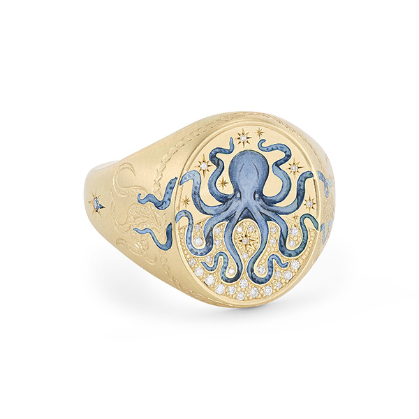 Cece octopus ring once