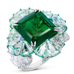Karine Choudhrie Jewels emerald ring