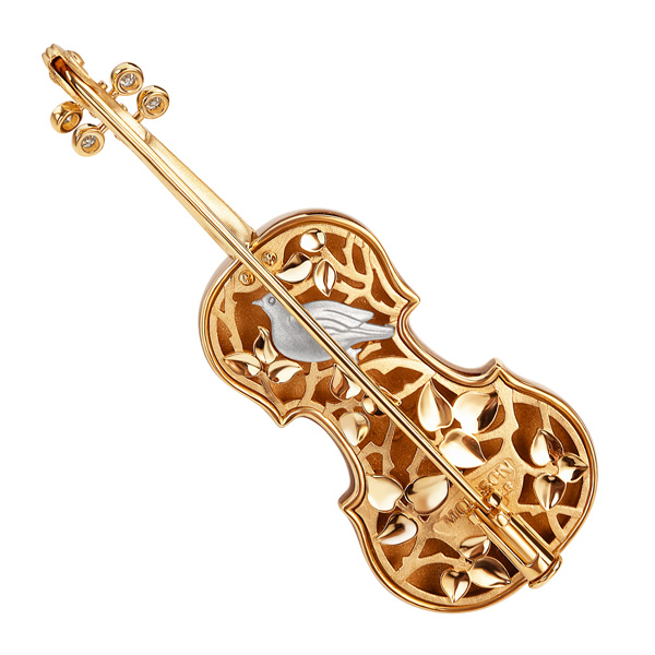 Mousson Atelier Artistic brooch back